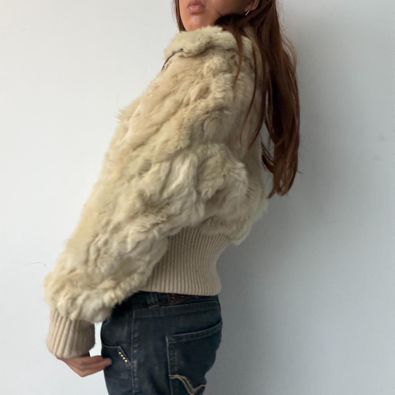Vintage Real Rabit Fur Jacket