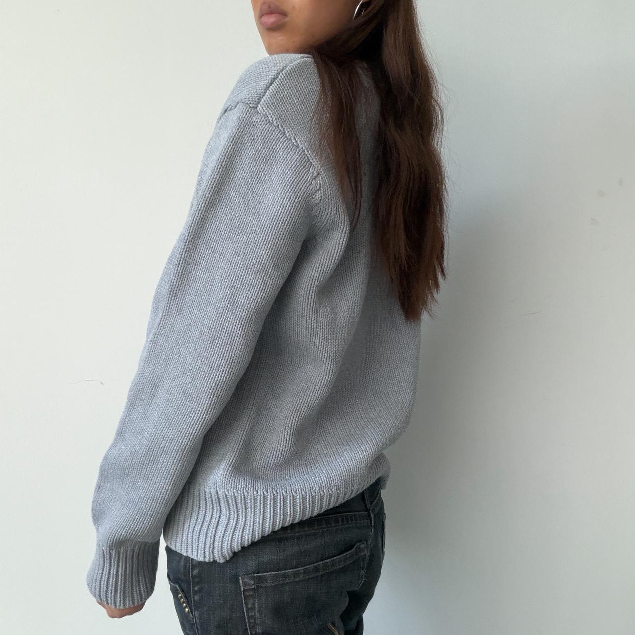 Vintage Grey Knit Jumper