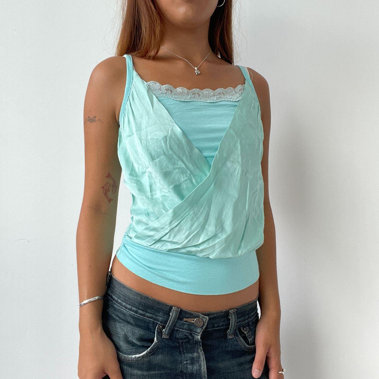 Vintage Turquoise Vest Top