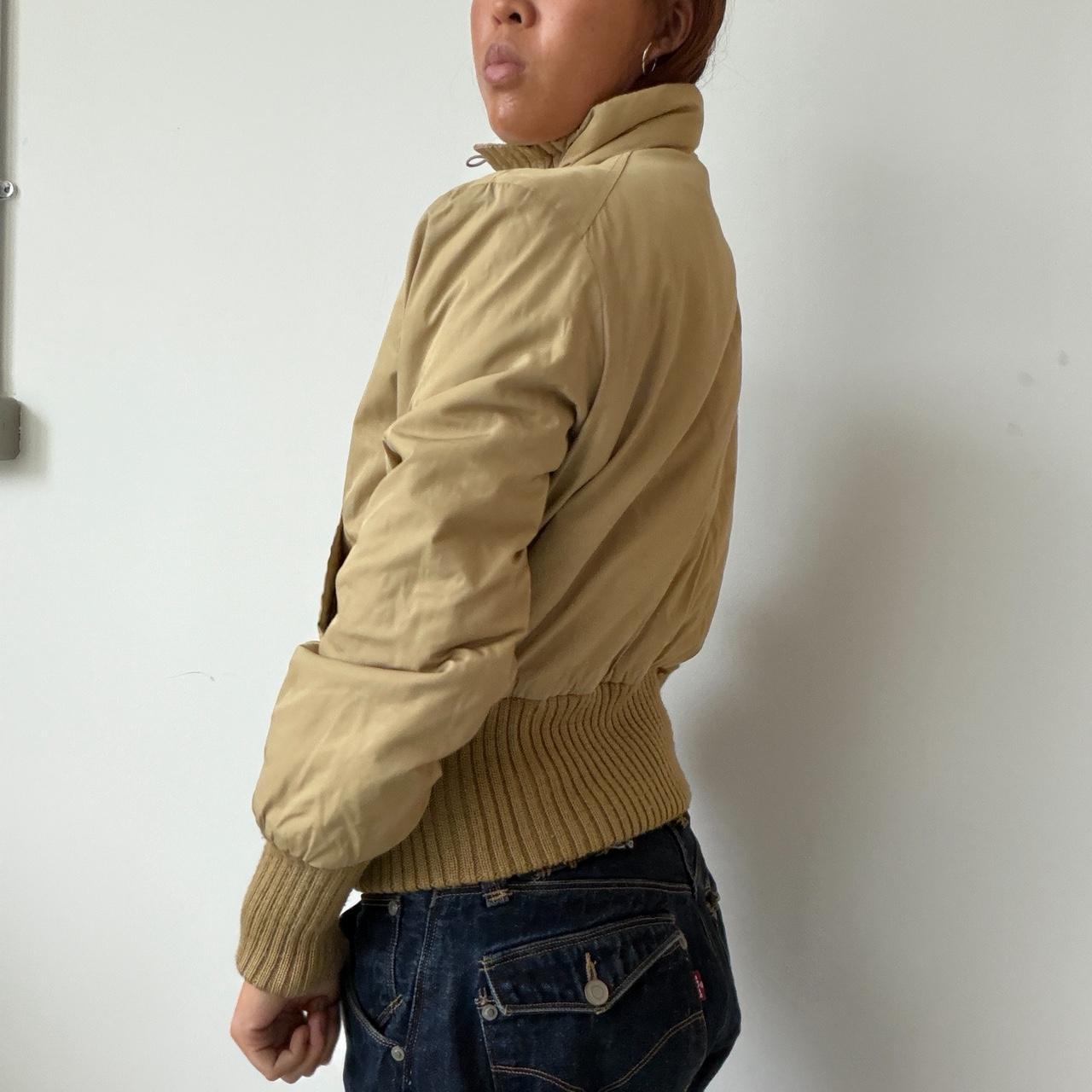 Vintage Beige Puffer Jacket