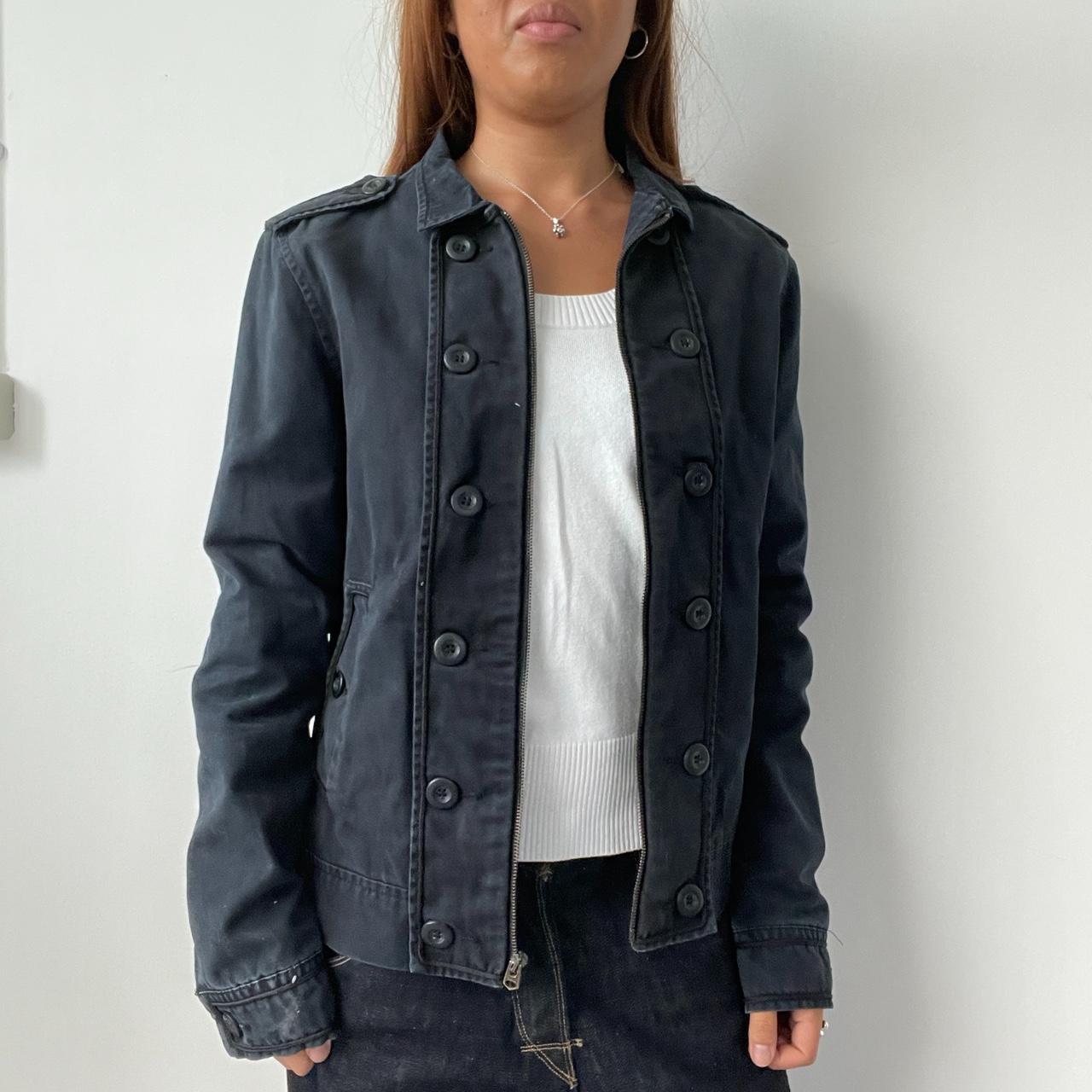 Vintage Navy Zip Jacket