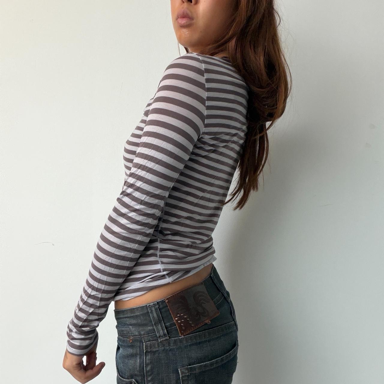 Vintage Stripe Long Sleeve Top