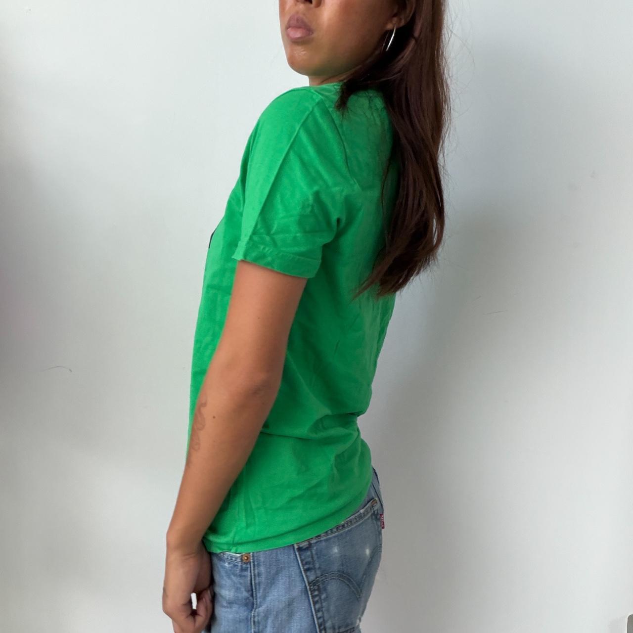 Vintage Green Graphic Top