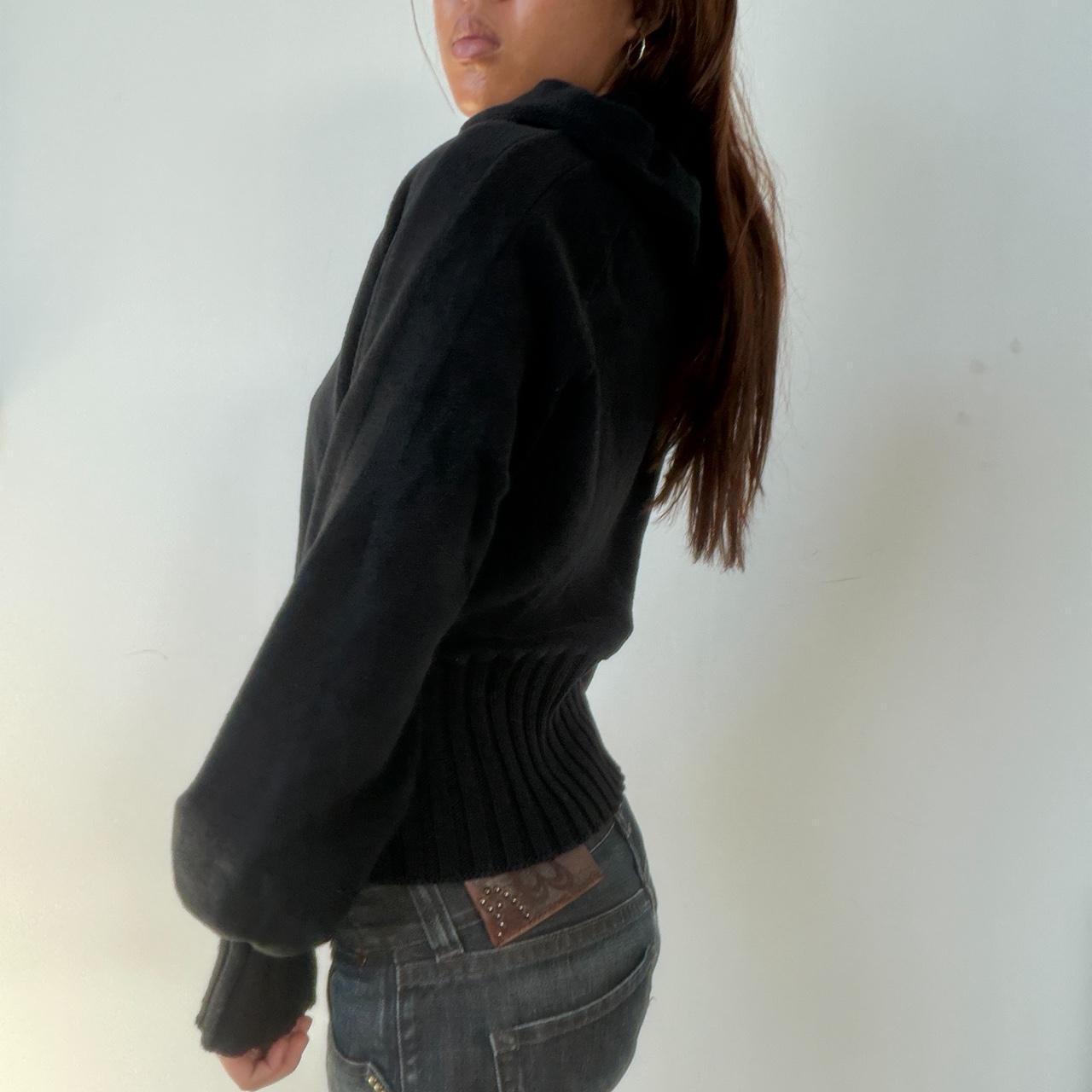 Vintage Black Cop Copine Zip Up Fleece