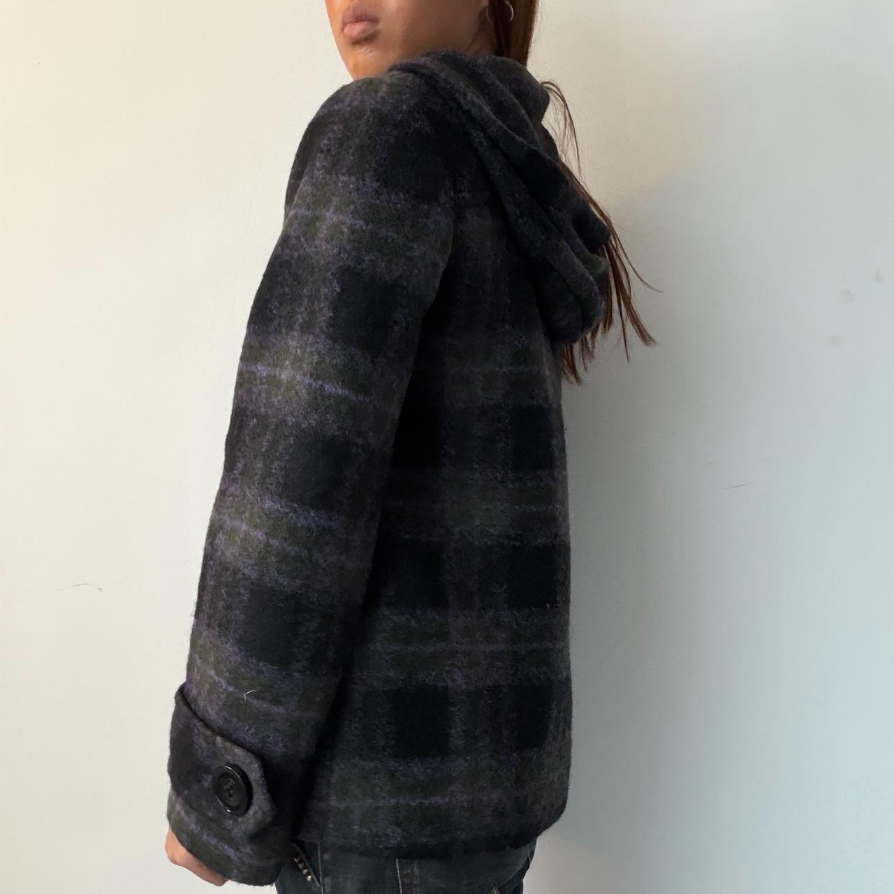 Vintage Cop Copine Plaid Wool Jacket