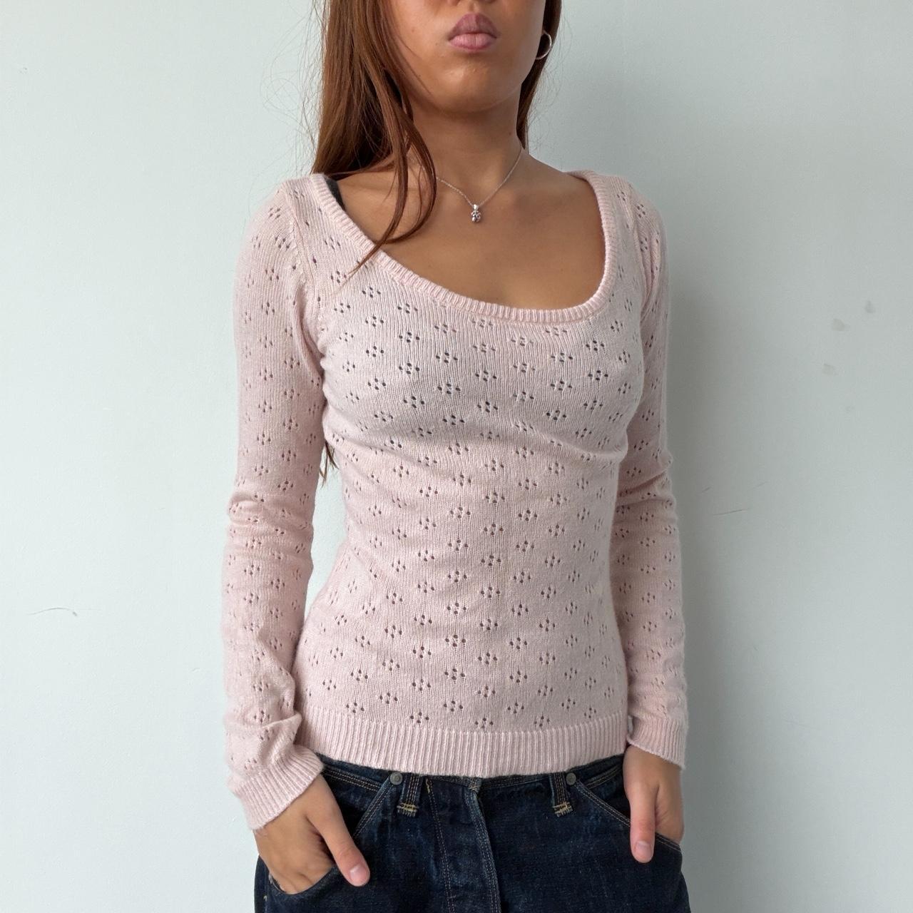 Vintage Baby Pink Knit