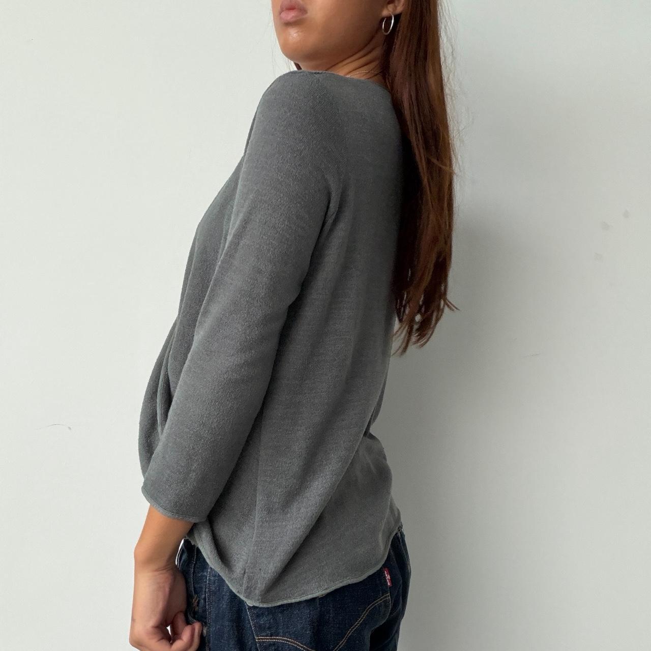 Vintage Grey Open Knit