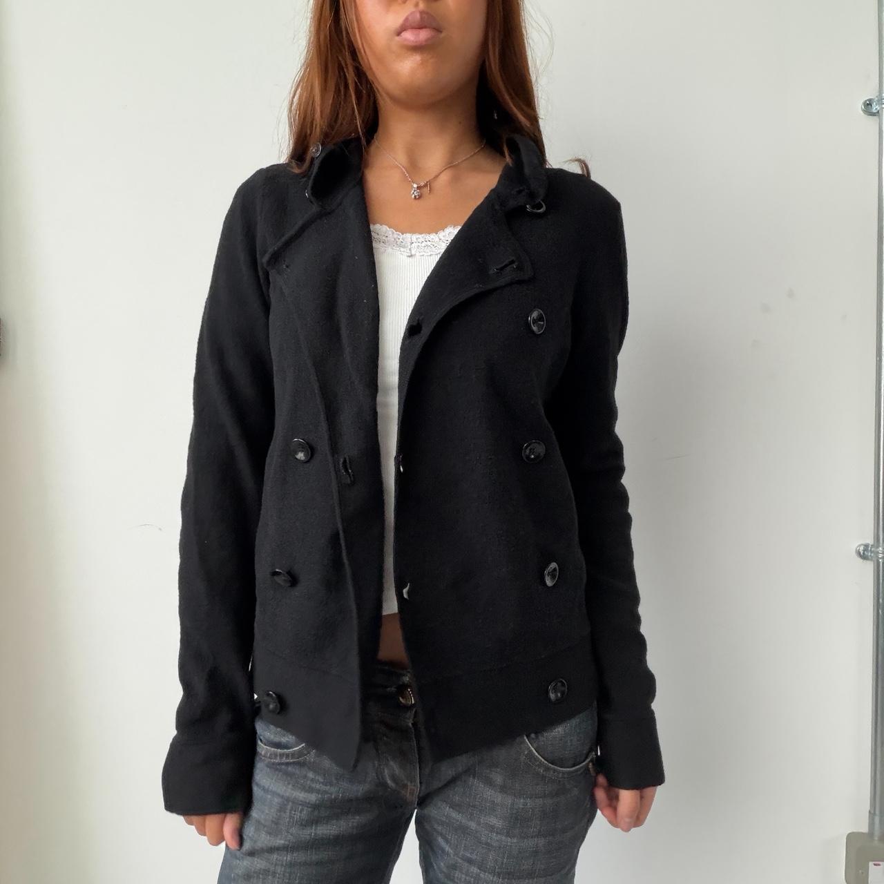 Vintage Black Wool Jacket