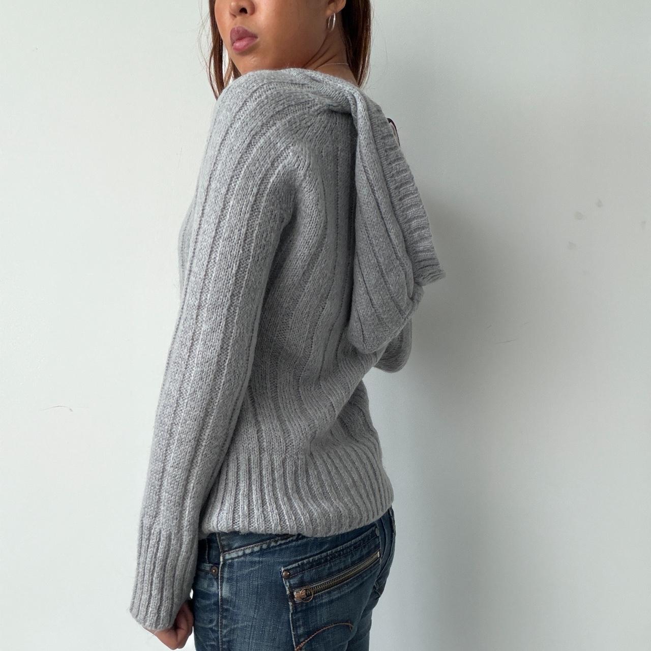 Vintage Grey Cop Copine Hooded Jumper