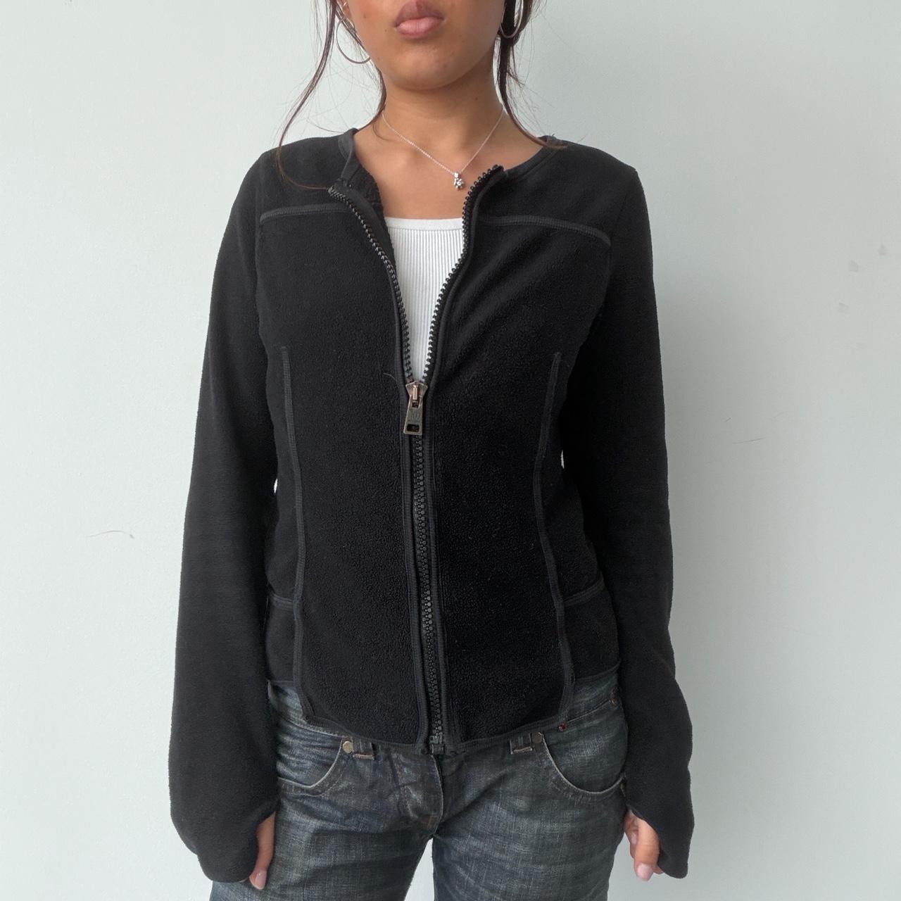 Vintage Black Cop Copine Zip Up