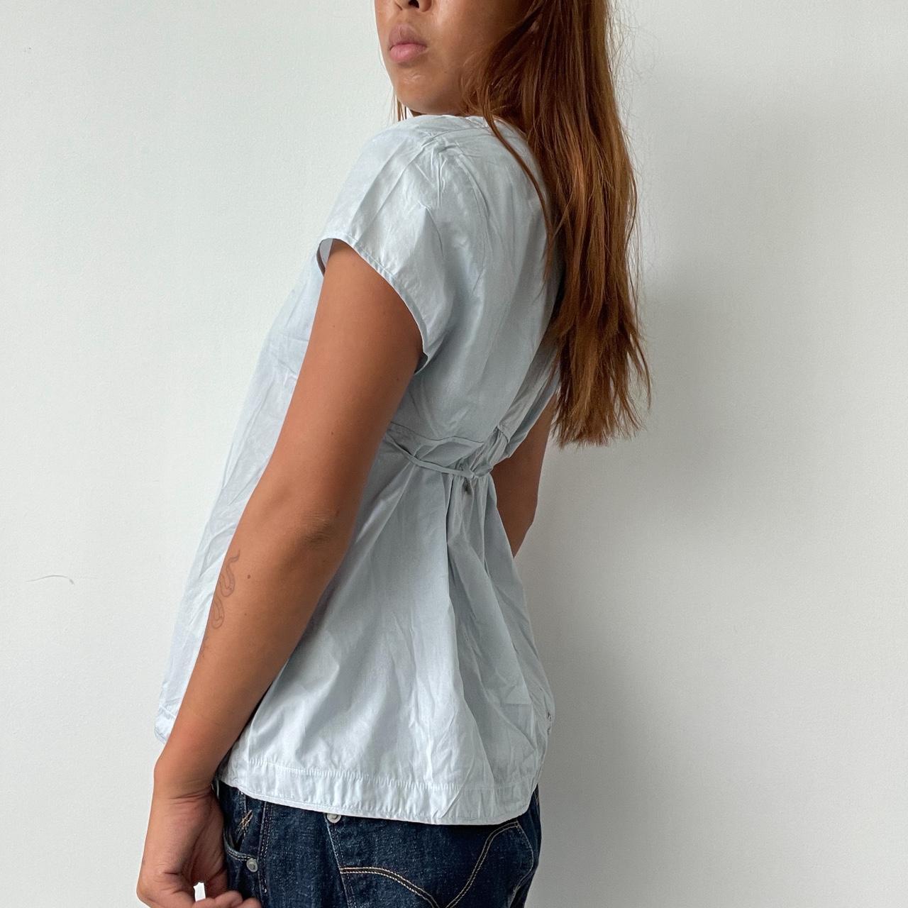 Vintage Baby Blue Cop Copine Top