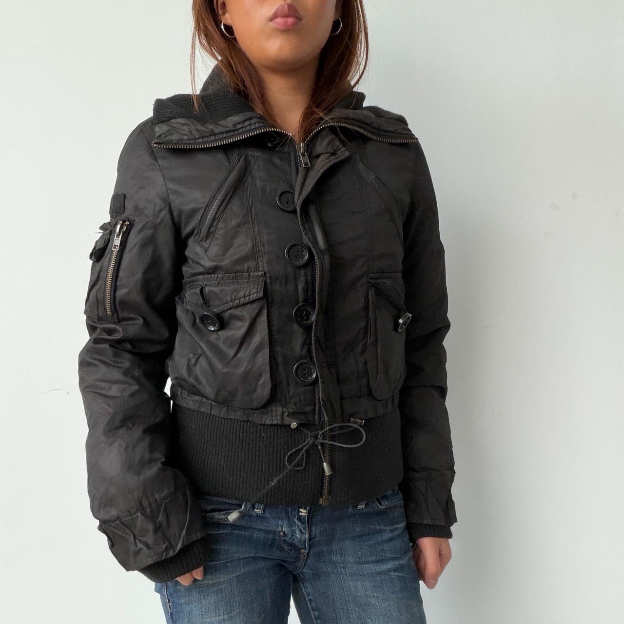 Vintage Black Puffer Jacket