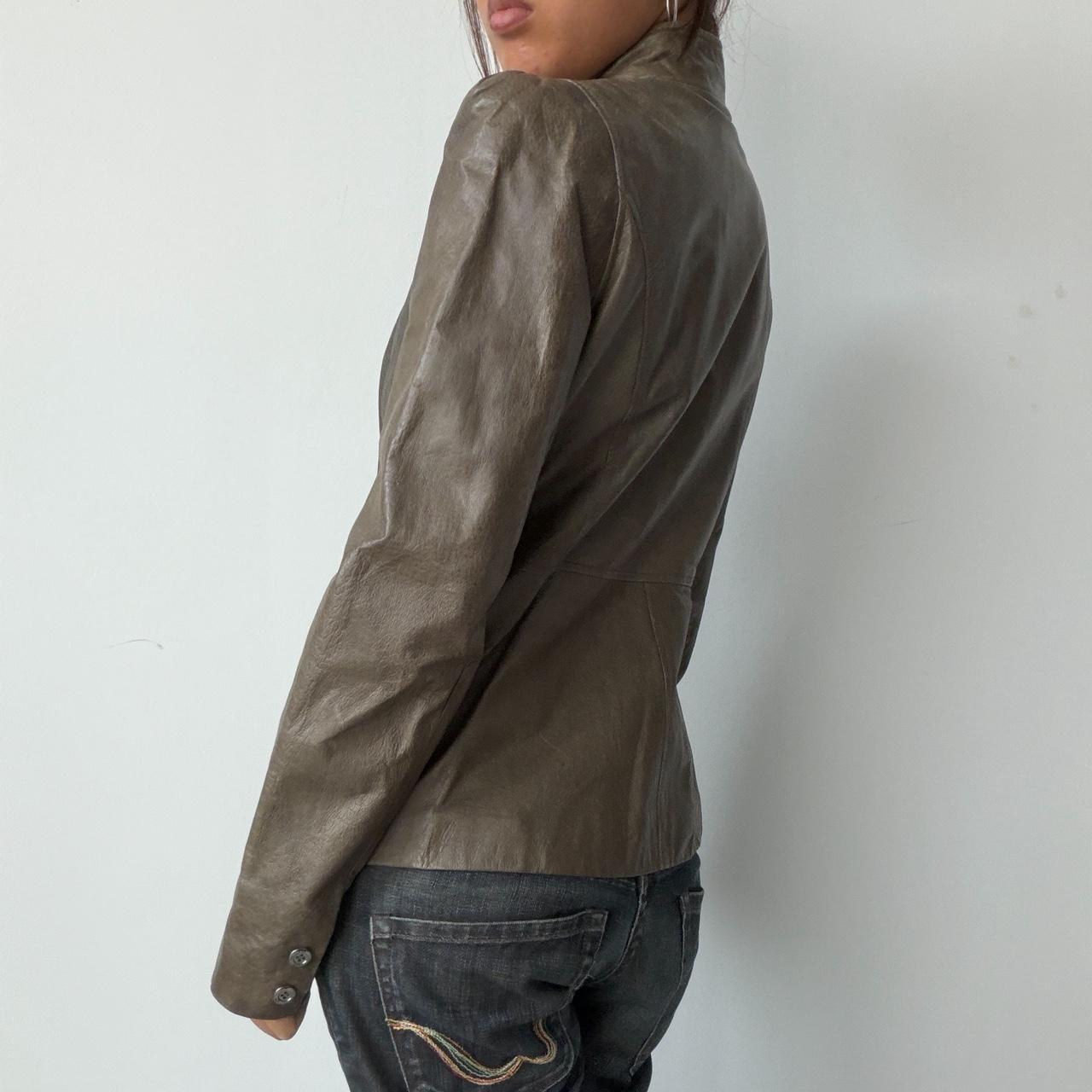 Vintage Brown Leather Jacket