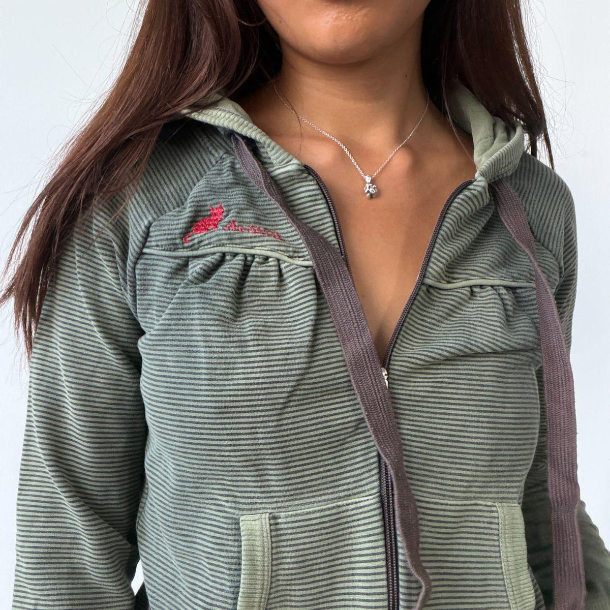 Vintage Khaki Stripe Jumper