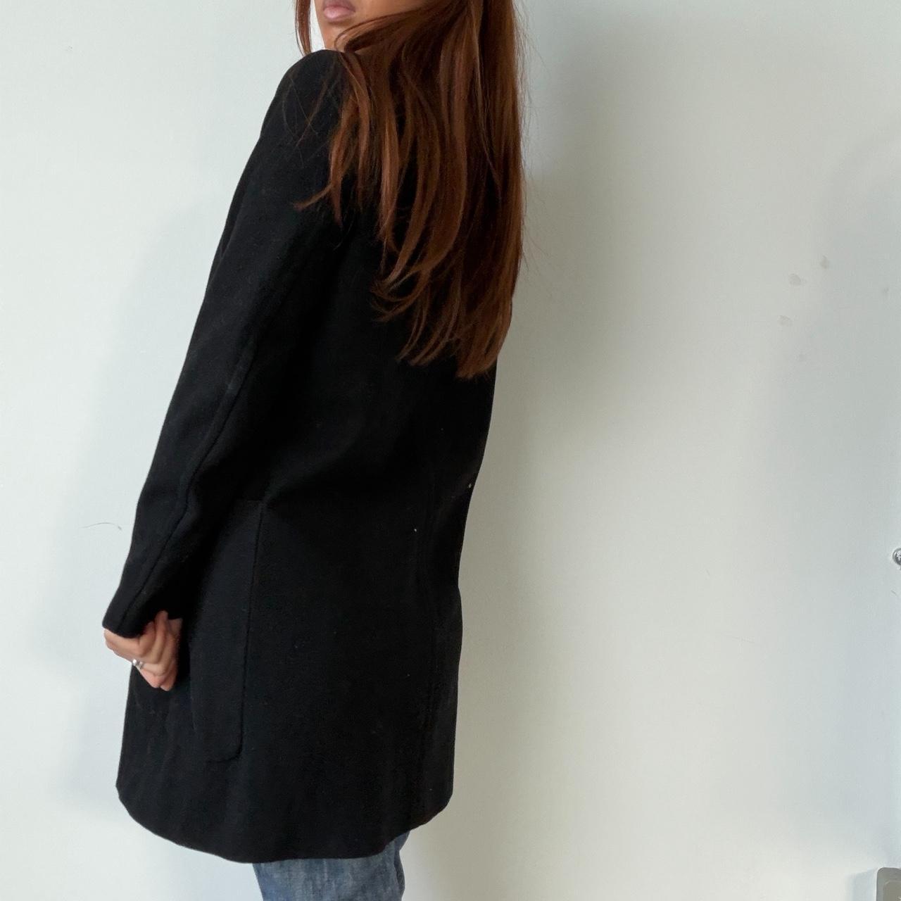 Vintage Black Wool Coat