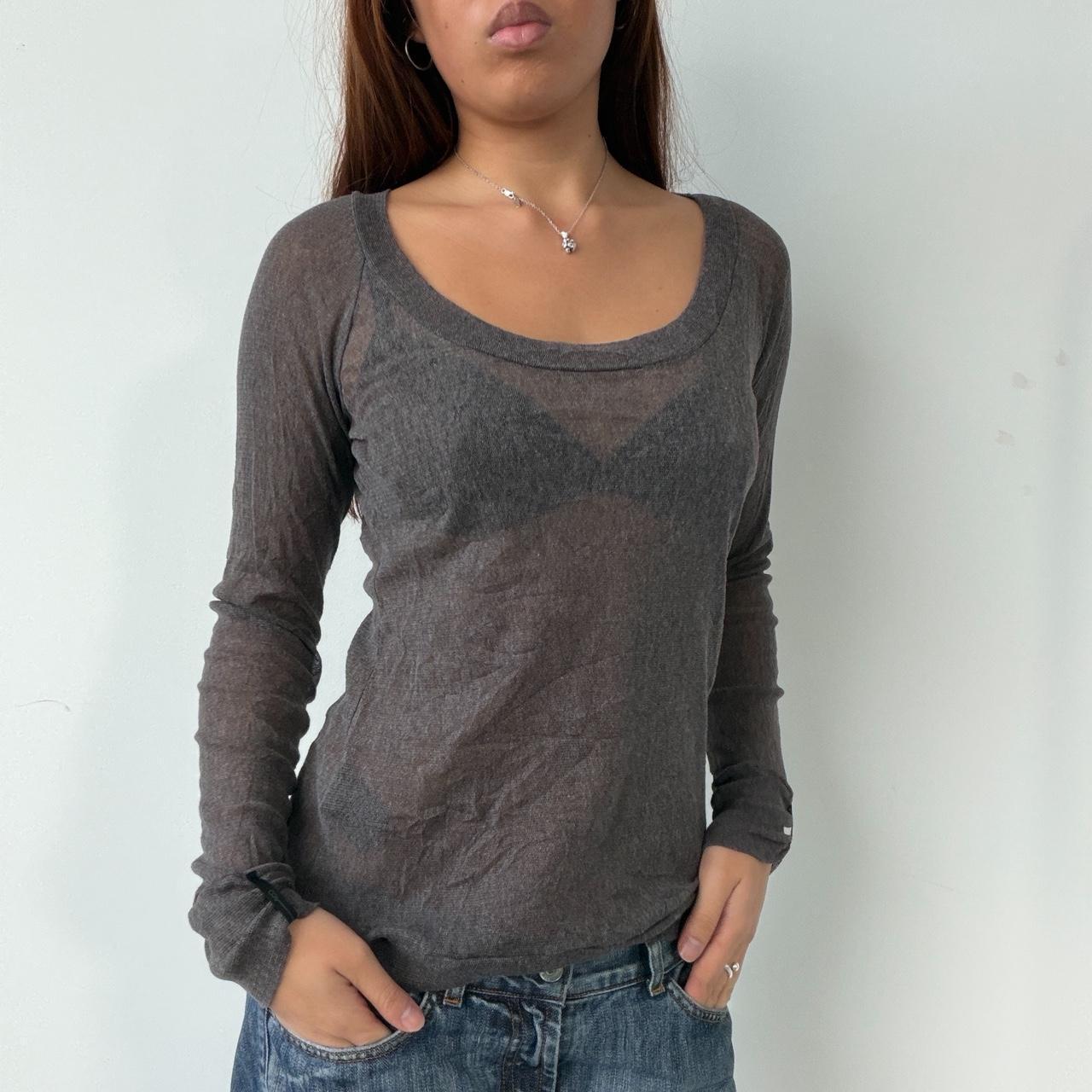 Vintage Cop Copine Grey Long Sleeve