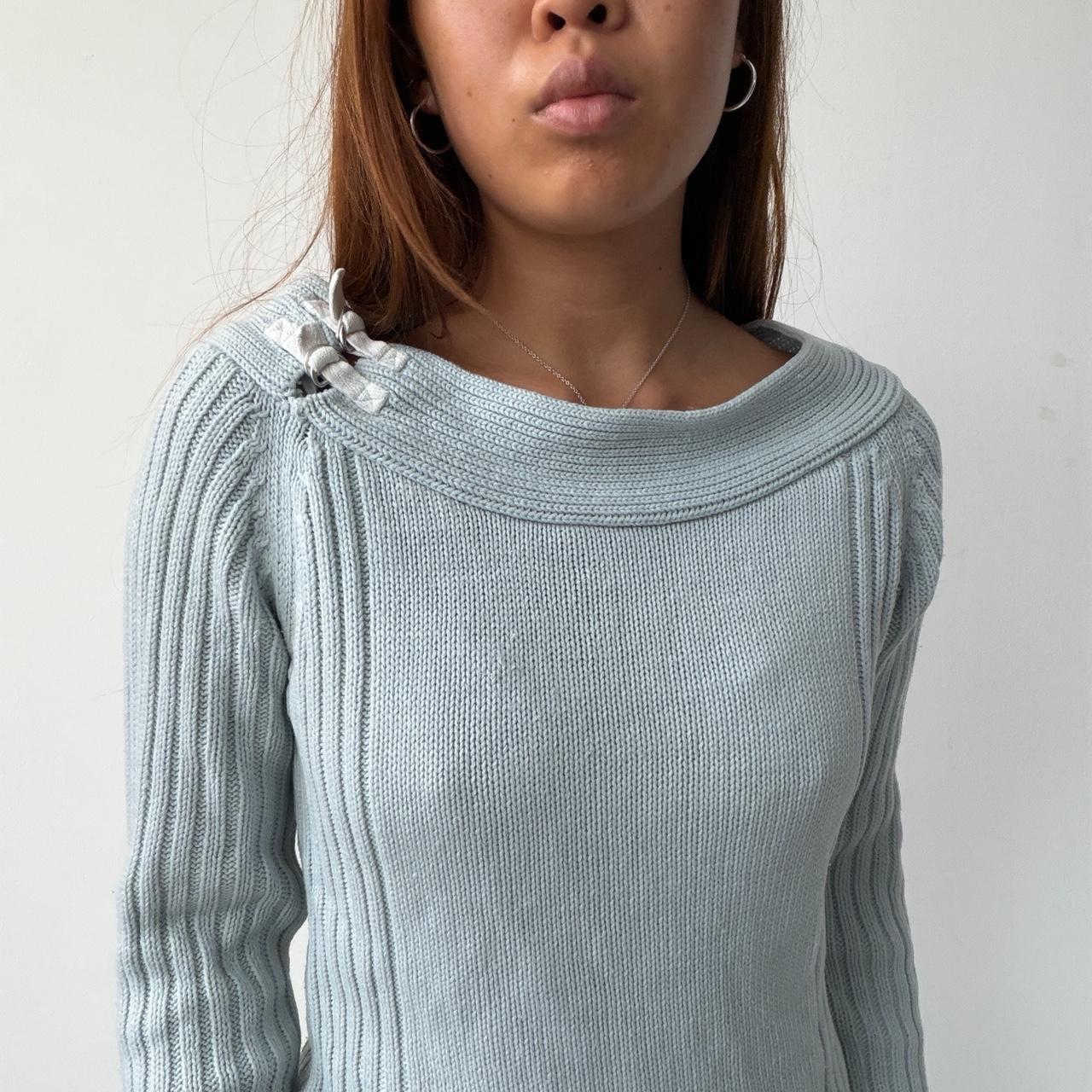 Vintage Baby Blue Knit