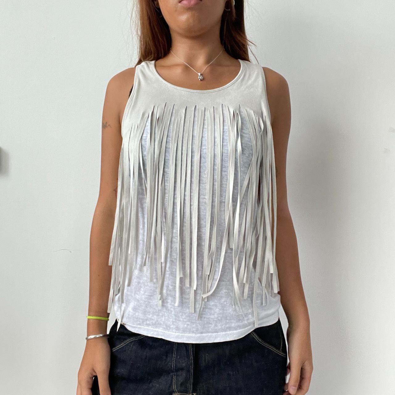 Vintage Cop Copine Fringe Top