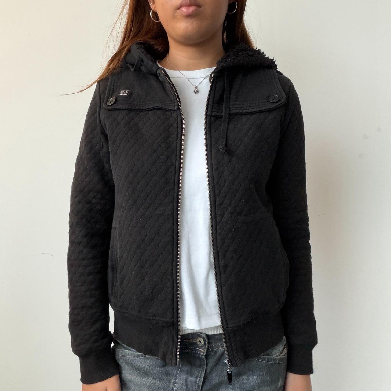 Vintage Black DC Zip Up Jumper