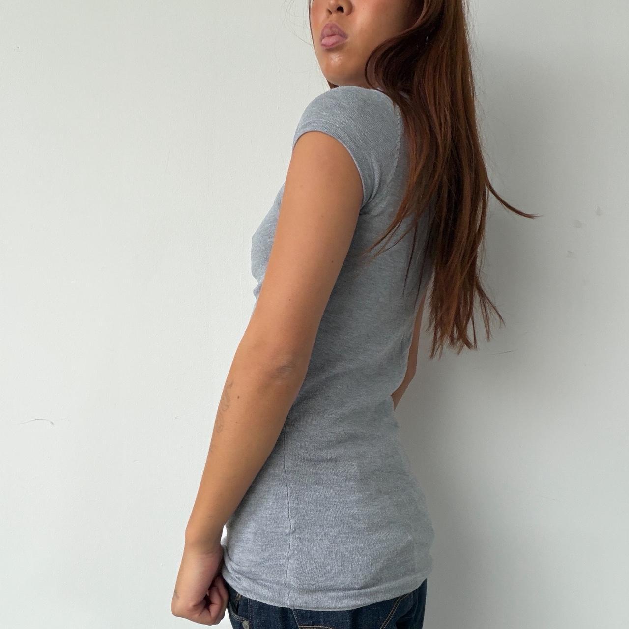 Vintage Grey Knit Top