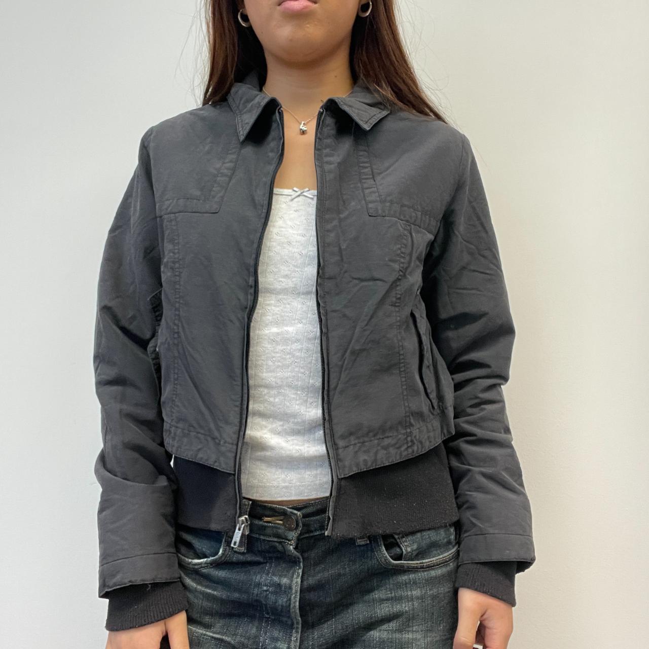 Black Utility Collared Jacket