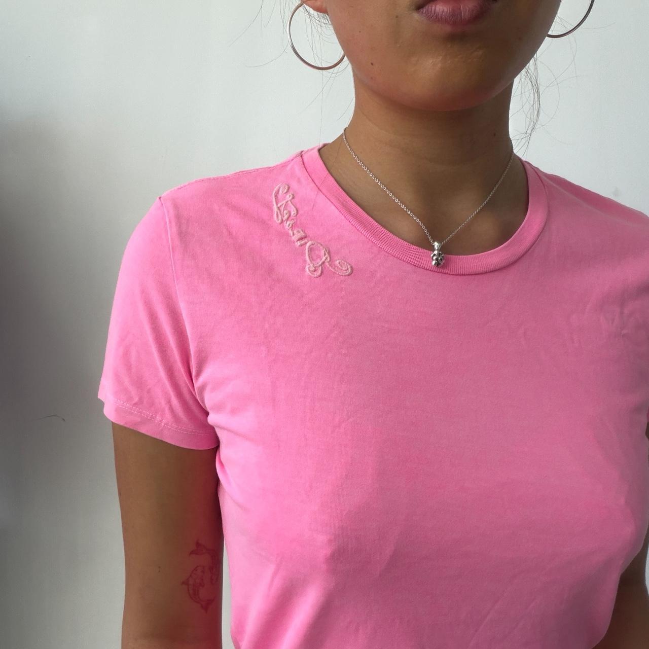Vintage Neon Pink Diesel Top