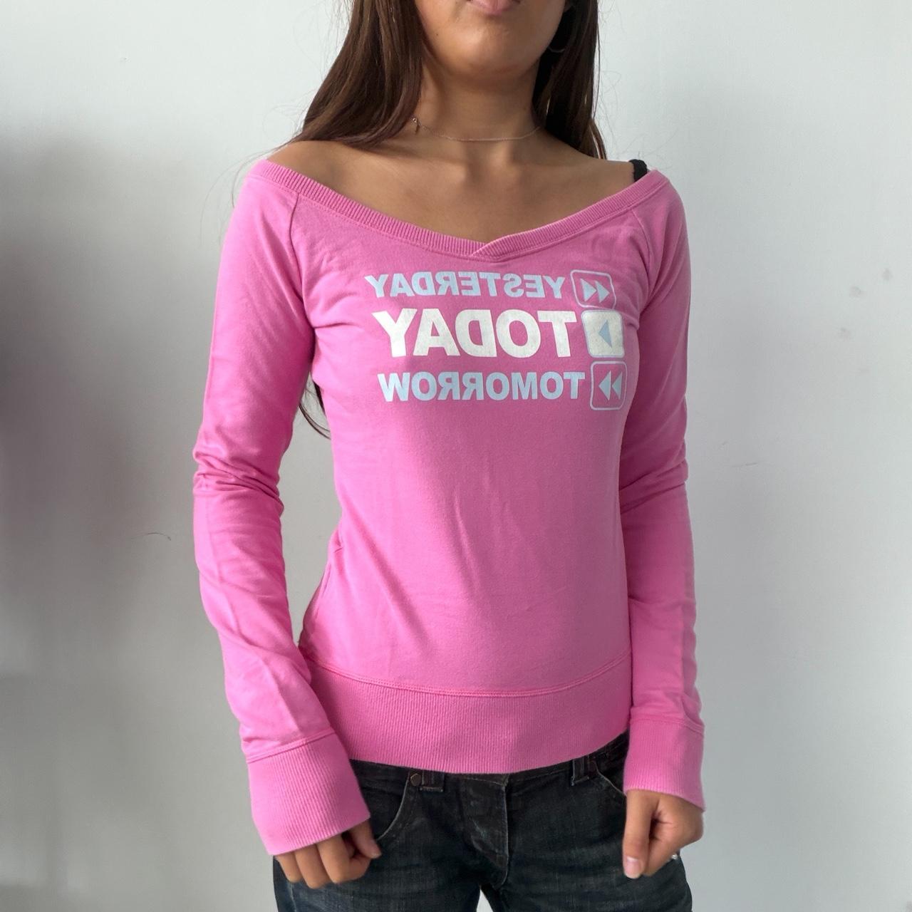 Vintage Pink Graphic Top