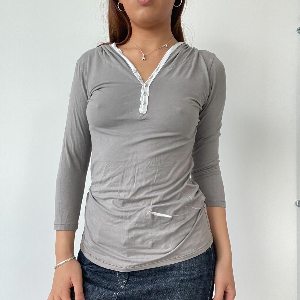 Grey Cop Copine Hooded Top