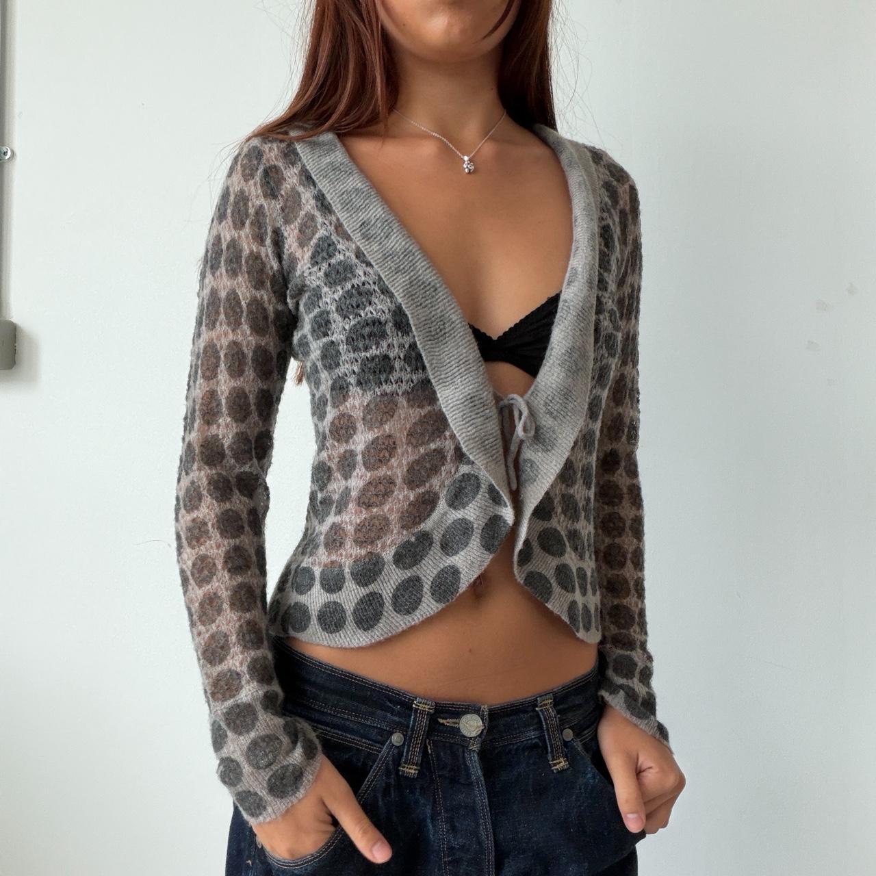 Vintage Polka Dot Cardigan