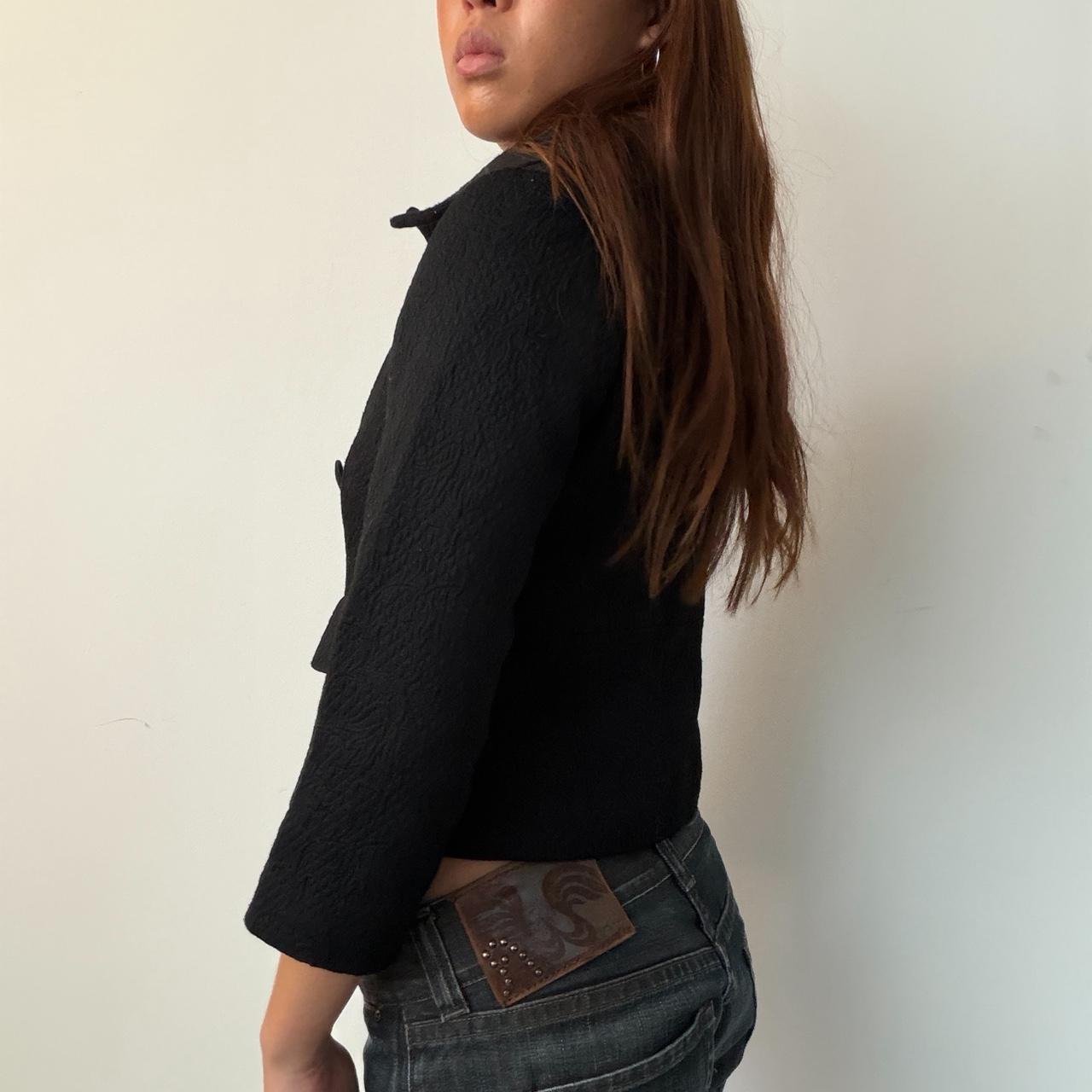 Vintage Black Peacoat