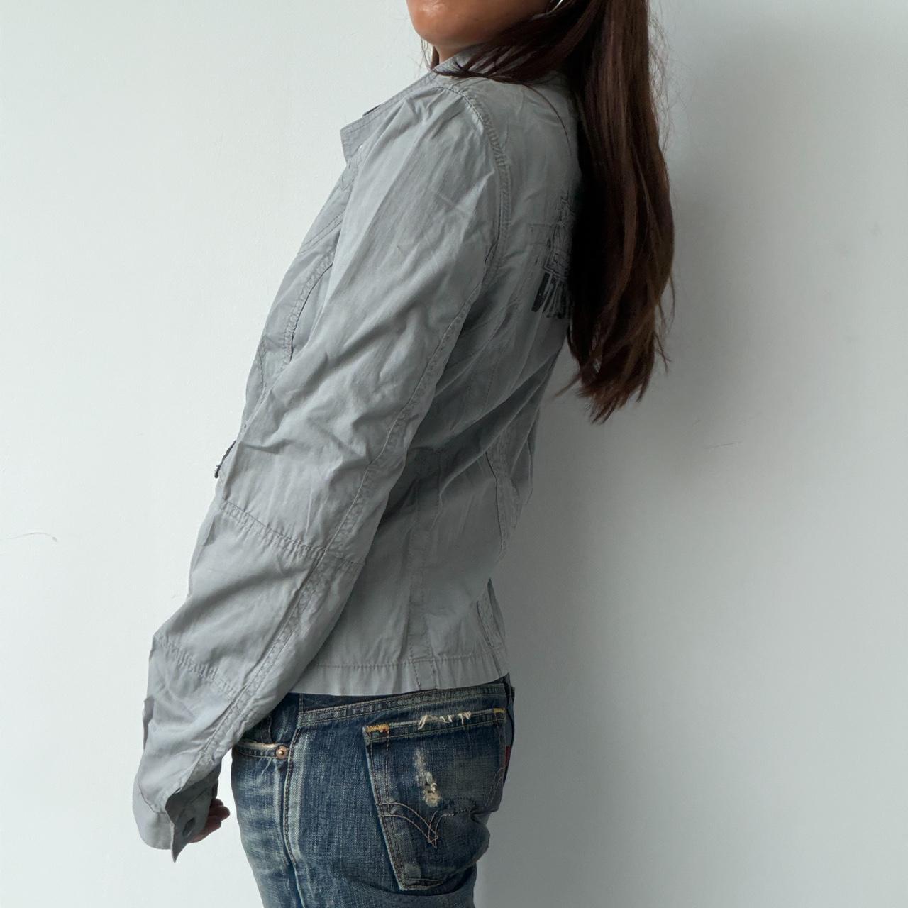 Vintage Grey Utility Jacket