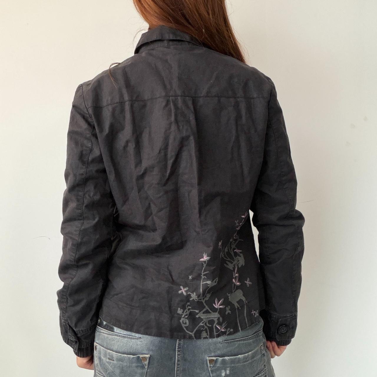 Vintage Black Button Up Jacket