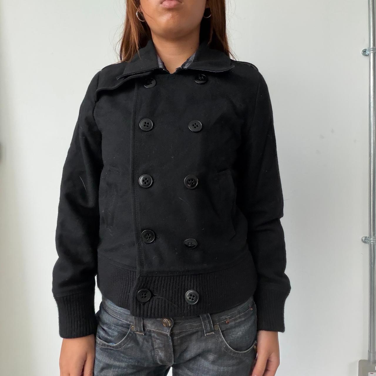 Vintage Black Wool Jacket