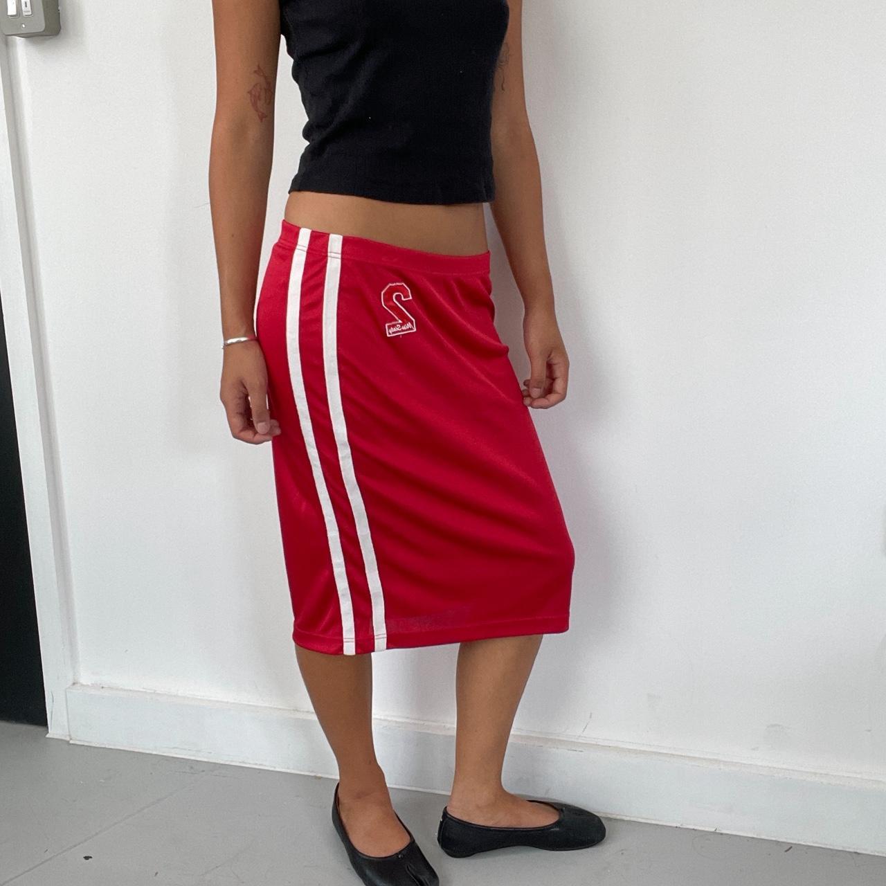 Vintage Miss Sixty Red Midi Skirt