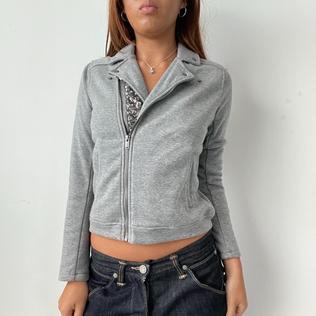 Vintage Collared Grey Jumper
