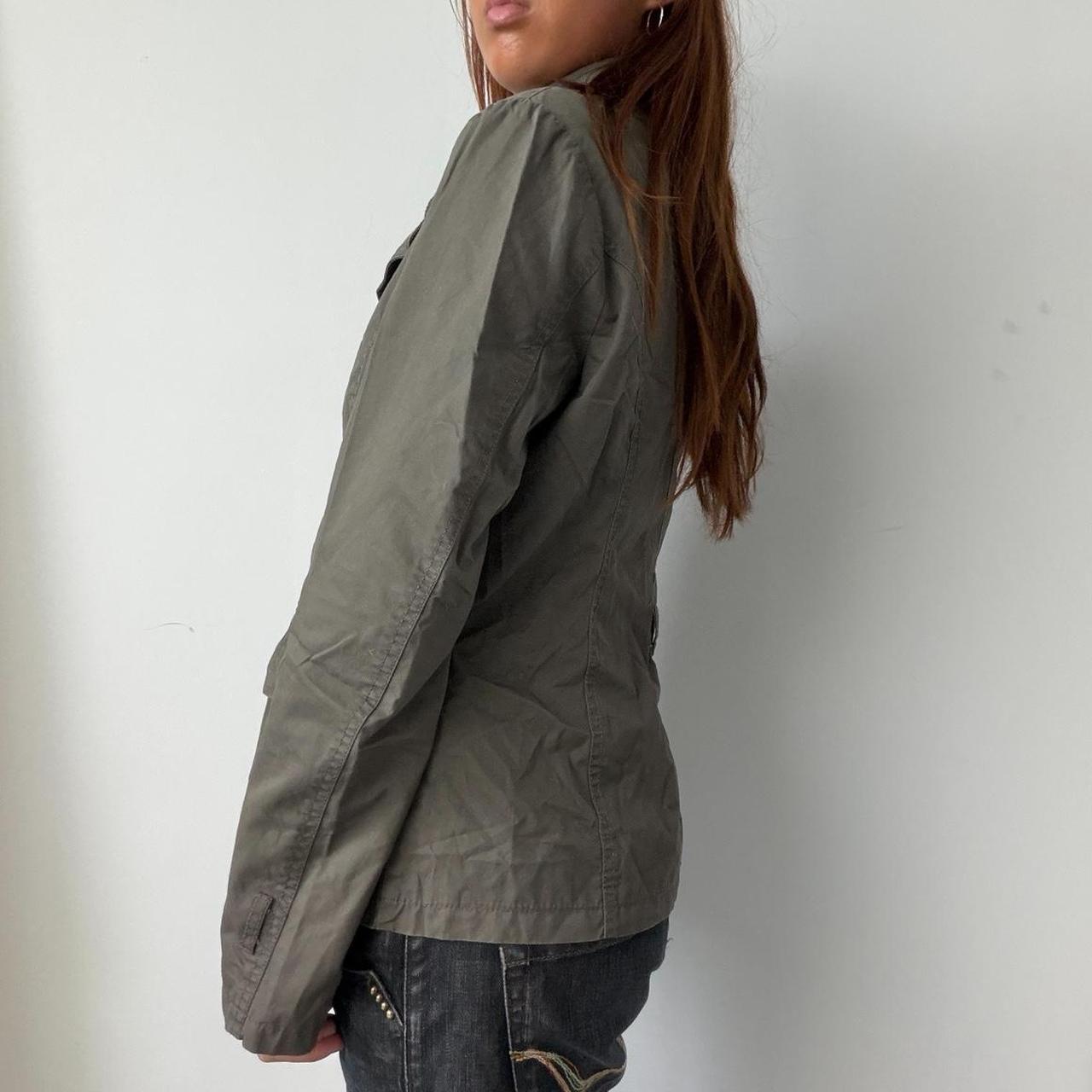 Vintage Khaki Utility Blazer