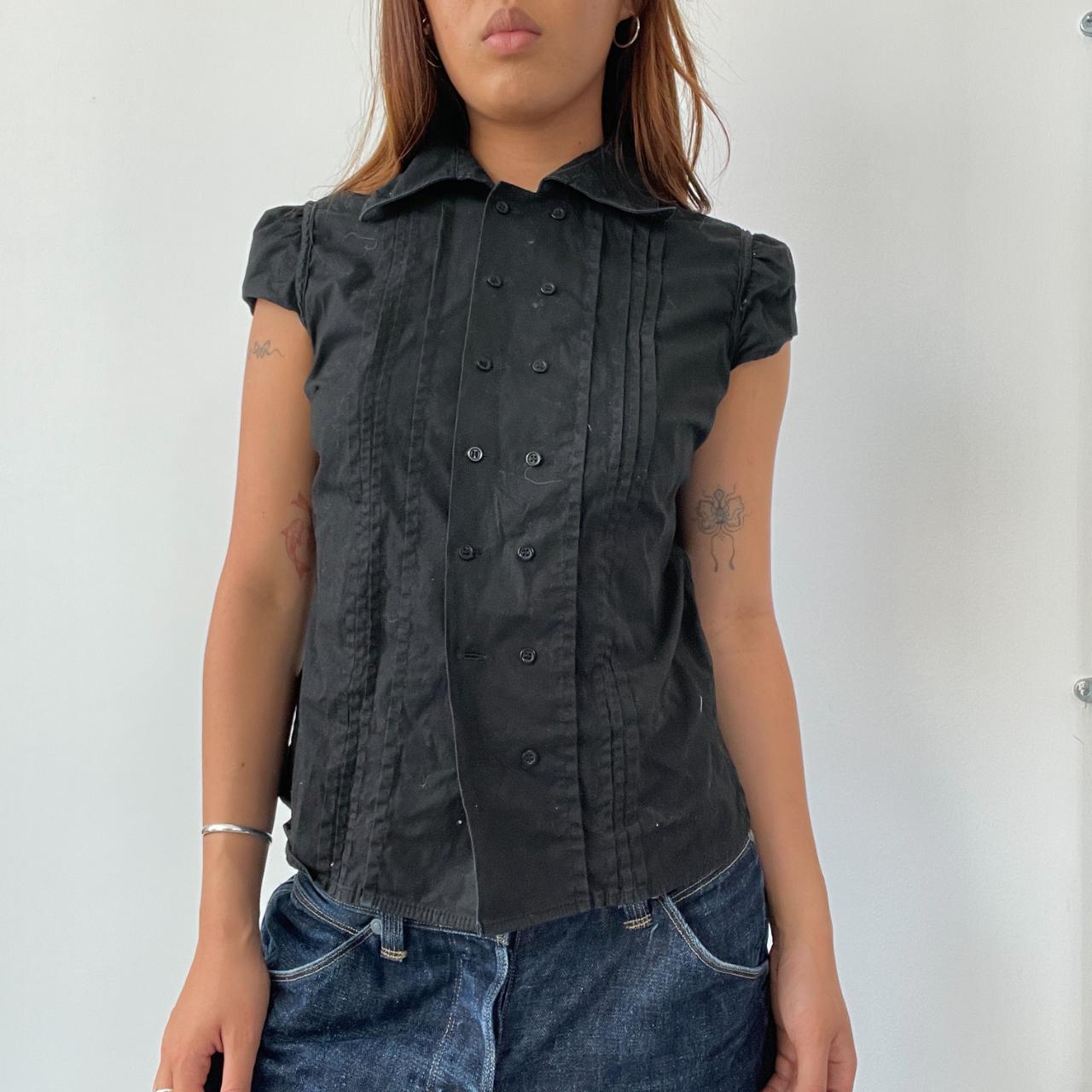Black Peacoat Top