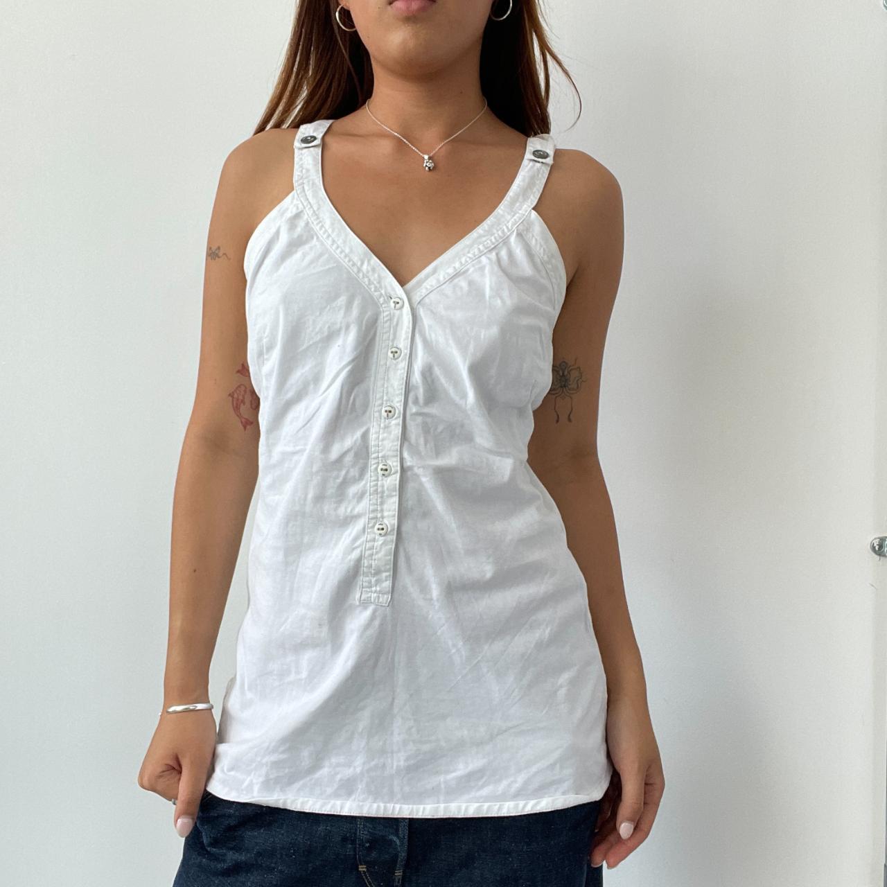 White G-Star Vest Top