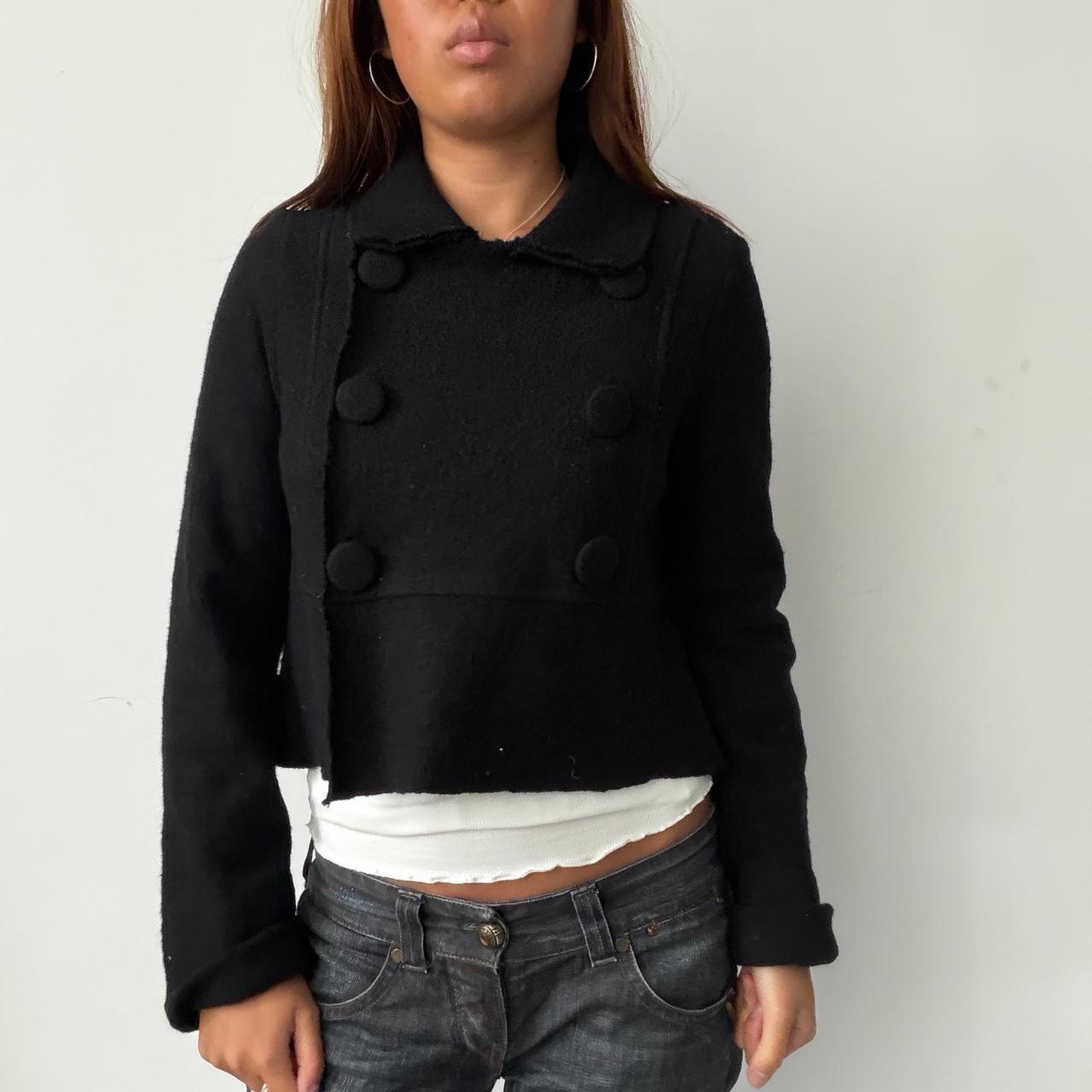 Vintage Black Knit Jacket