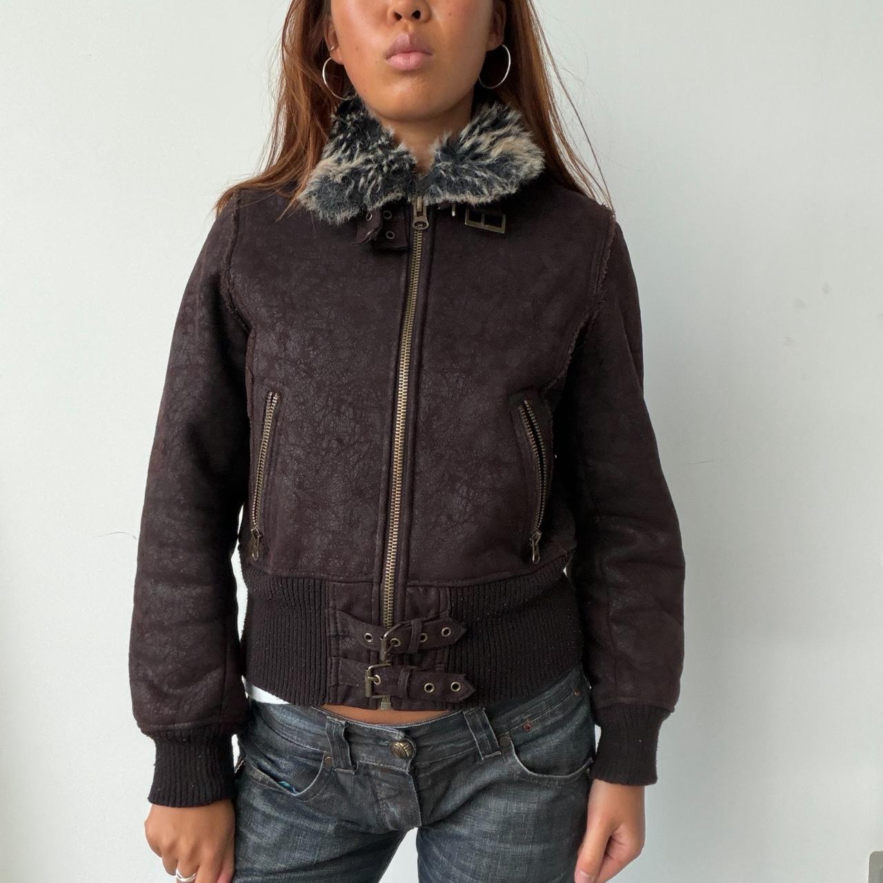 Vintage Brown Suede Jacket