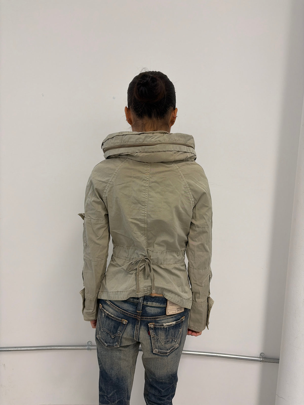 Vintage Khaki Utility Jacket