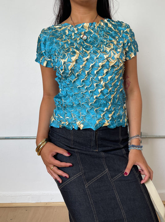 Vintage Iridescent Top