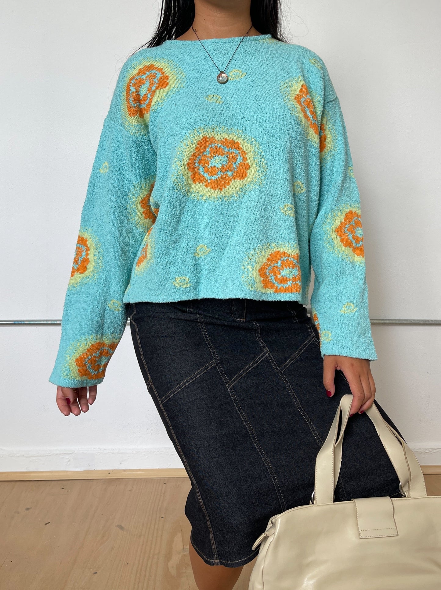Vintage Floral Jumper