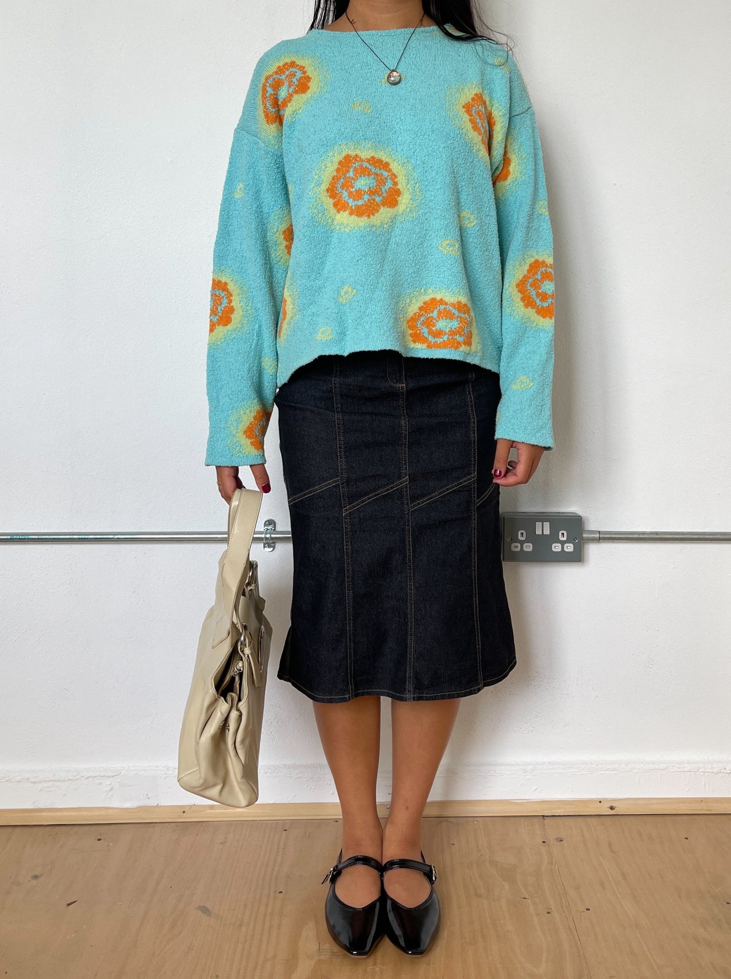 Vintage Floral Jumper