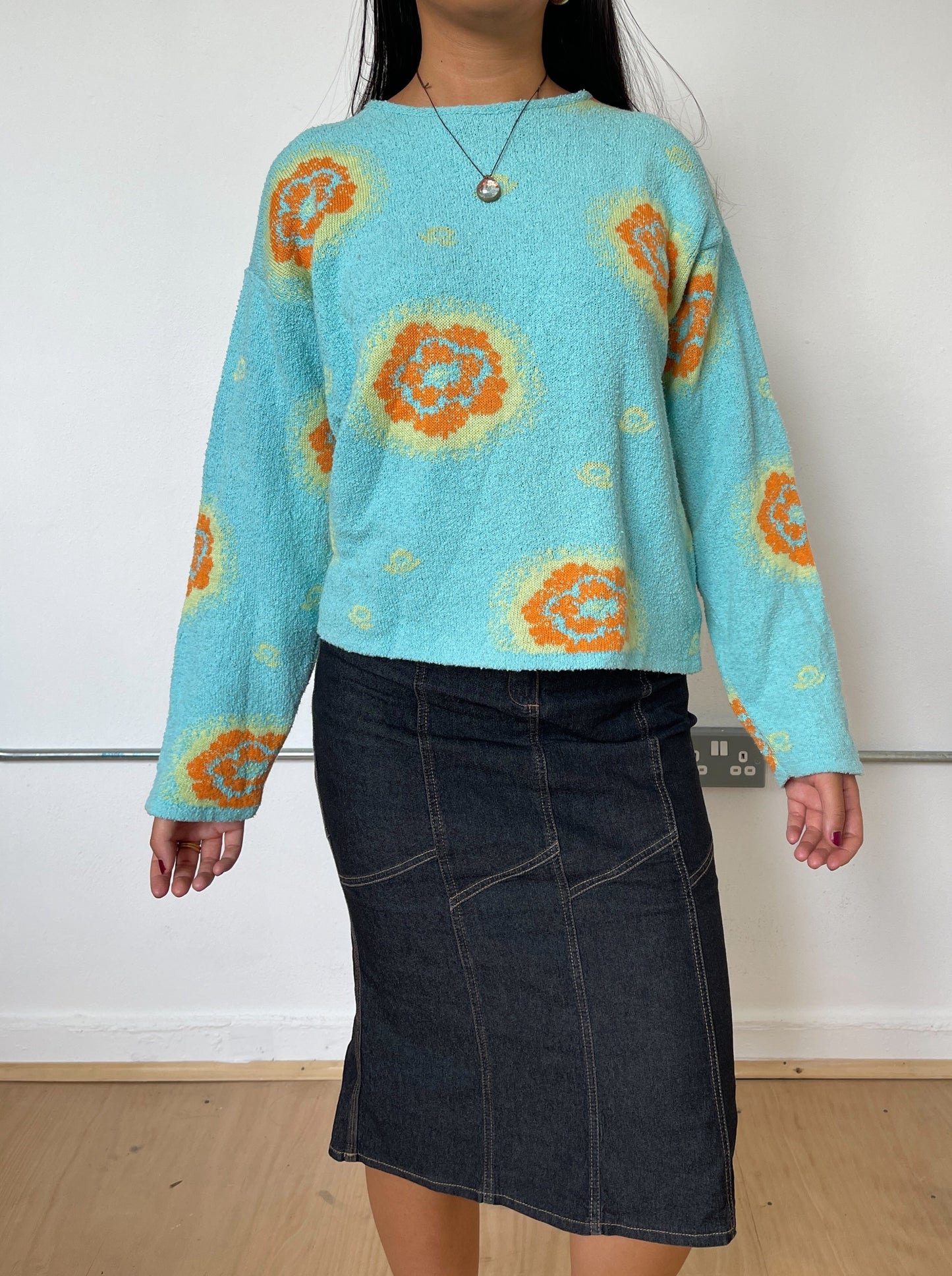 Vintage Floral Jumper