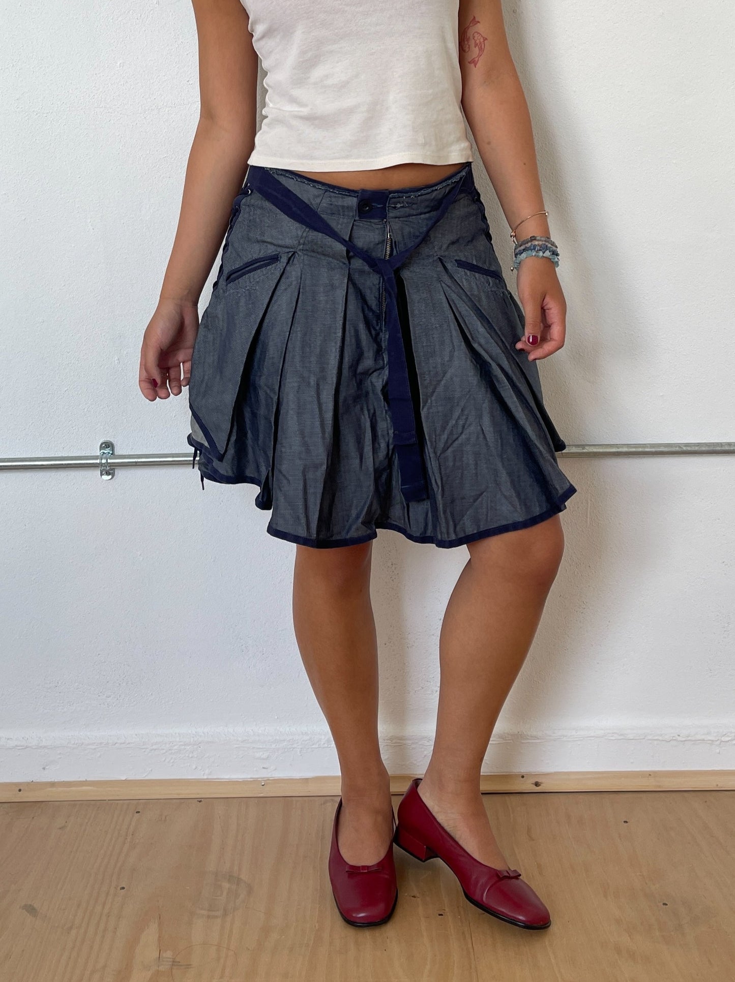 Vintage Marithé François Girbaud Midi Skirt