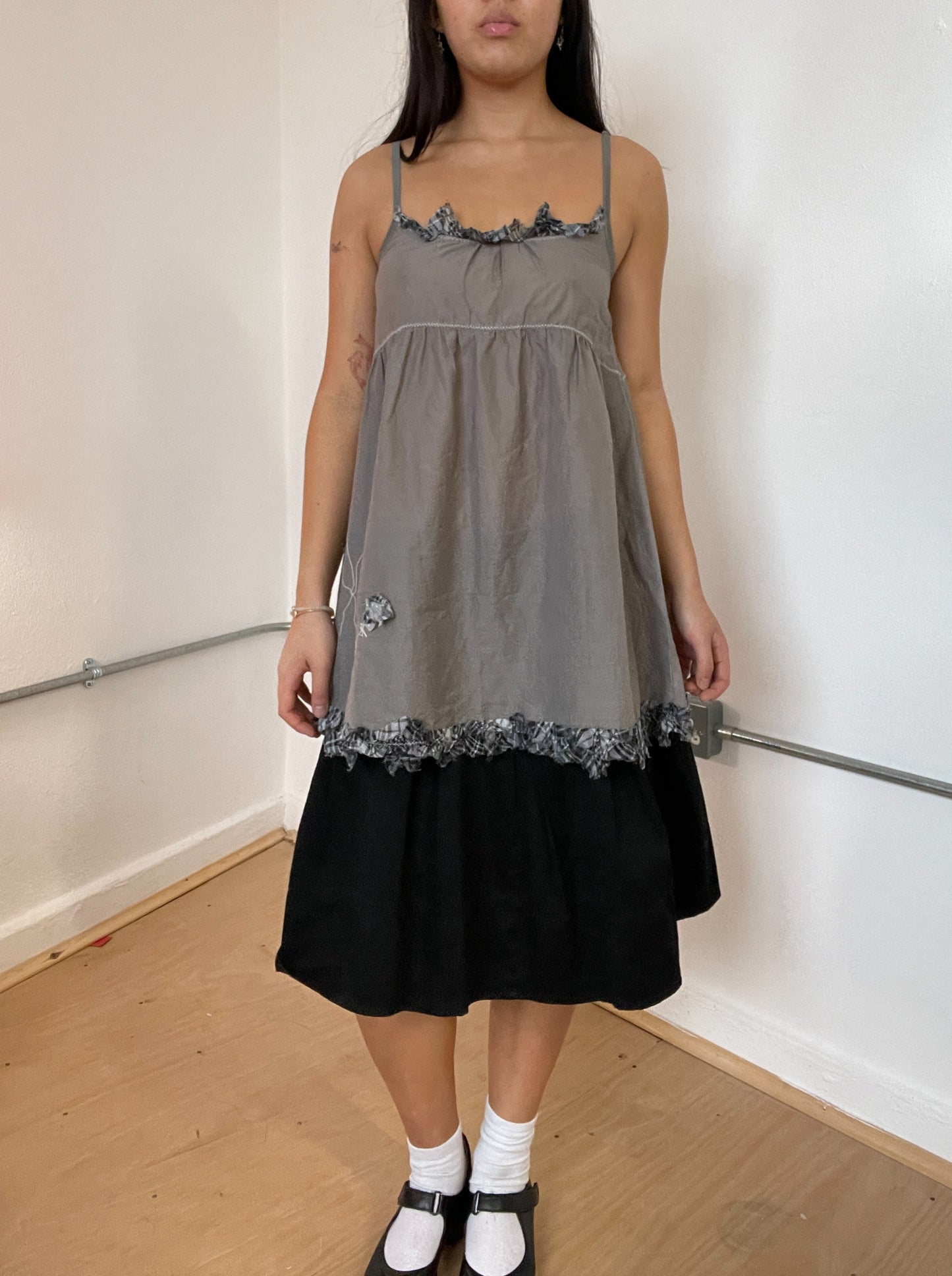 Grey Cop Copine top