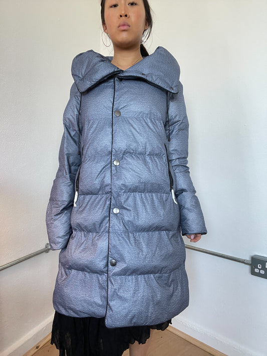 Blue Puffy Cop Copine Jacket