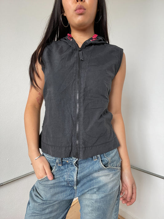 Dark Grey Vest Jacket