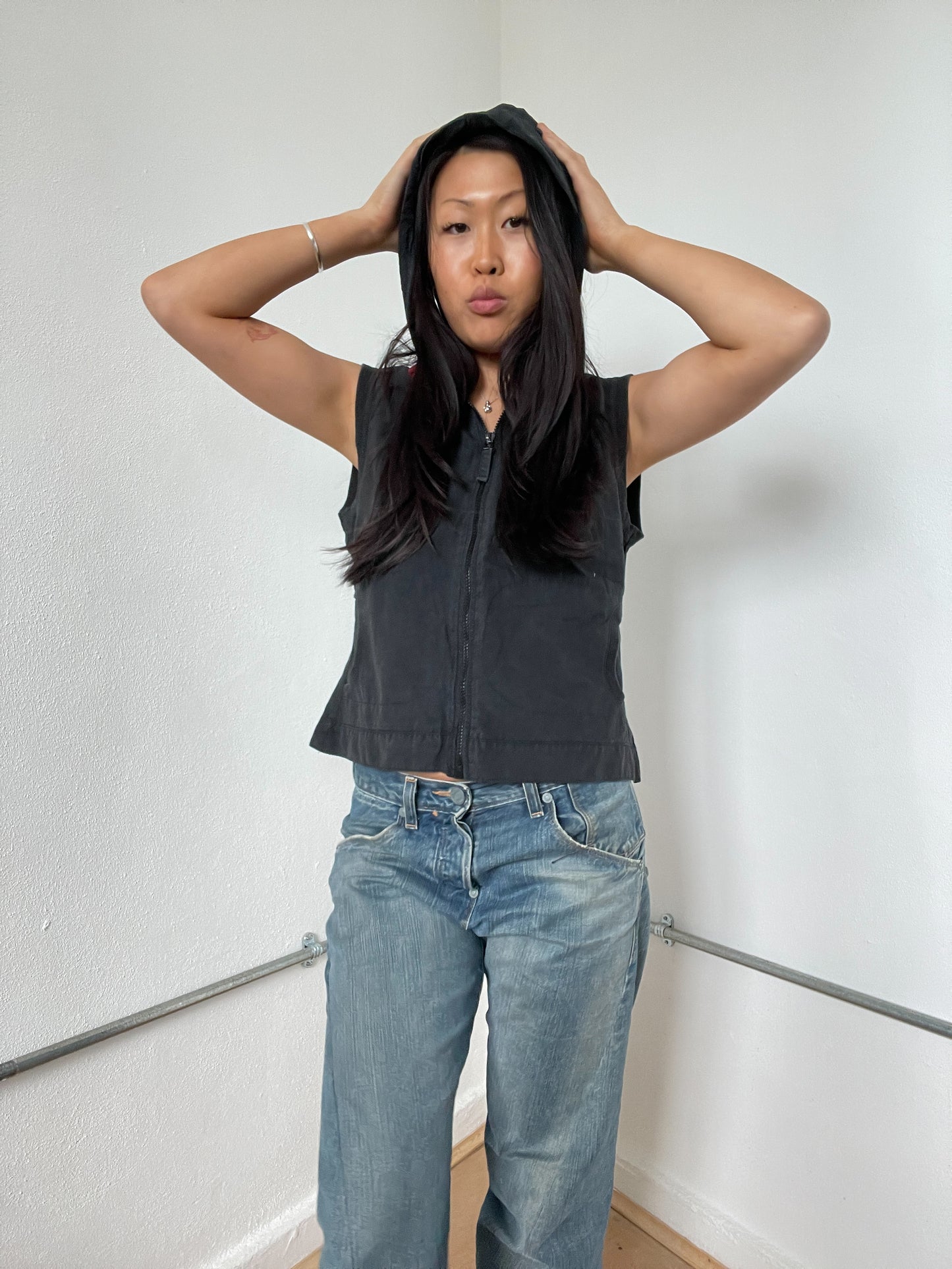 Dark Grey Vest Jacket